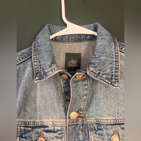 Wild Fable Blue Denim Vest - Picture 3 of 6